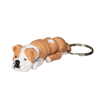 Buldog angielski - brelok do kluczy